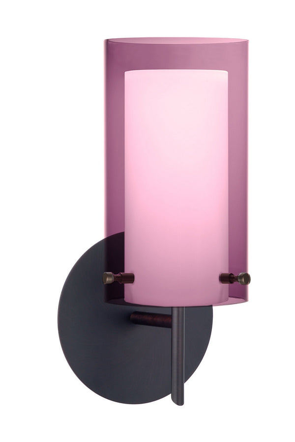 Besa - 1SW-A44007-BR - One Light Wall Sconce - Pahu - Bronze from Lighting & Bulbs Unlimited in Charlotte, NC