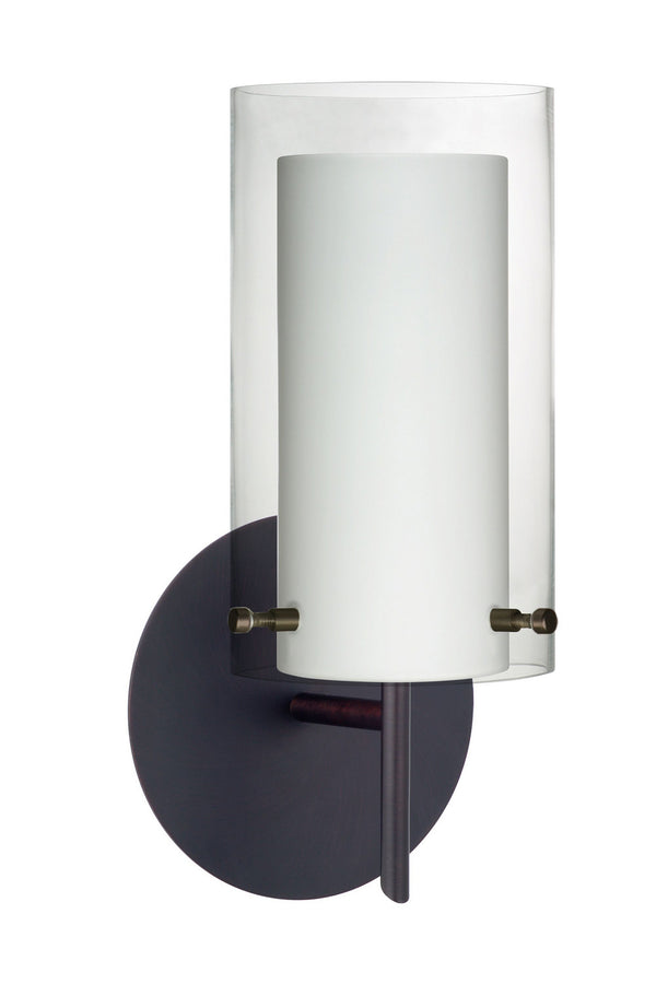 Besa - 1SW-C44007-BR - One Light Wall Sconce - Pahu - Bronze from Lighting & Bulbs Unlimited in Charlotte, NC