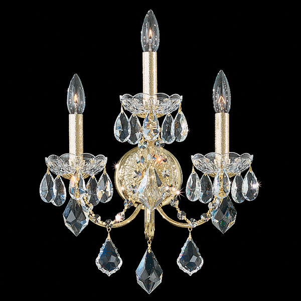 Schonbek - 1703-211 - Three Light Wall Sconce - Century - Gold from Lighting & Bulbs Unlimited in Charlotte, NC
