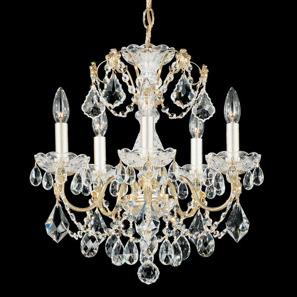 Schonbek - 1704-211 - Five Light Chandelier - Century - Gold from Lighting & Bulbs Unlimited in Charlotte, NC