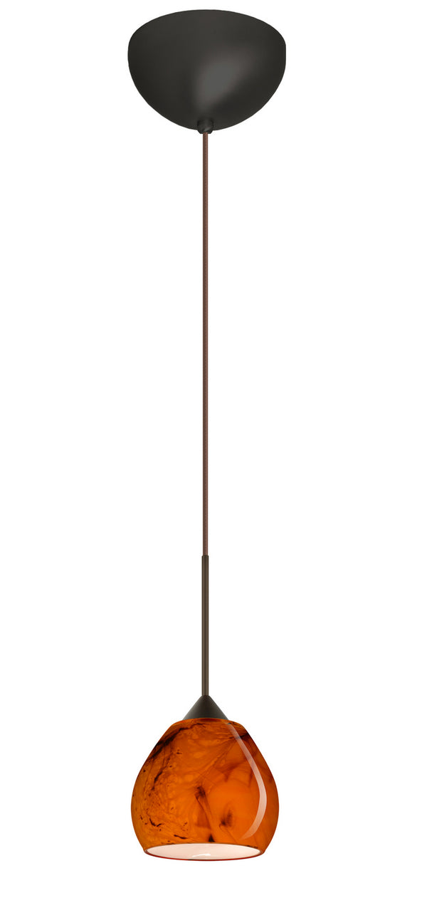 Besa - 1XC-5605HB-LED-BR - One Light Pendant - Tay Tay - Bronze from Lighting & Bulbs Unlimited in Charlotte, NC