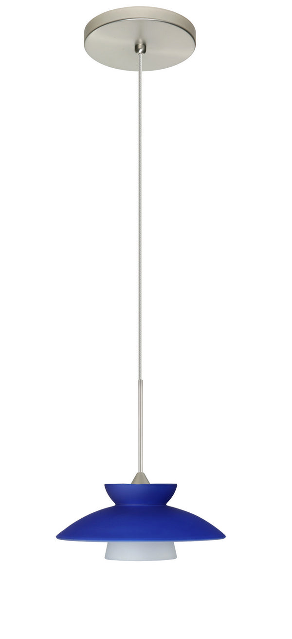 Besa - 1XT-271823-LED-SN - One Light Pendant - Trilo - Satin Nickel from Lighting & Bulbs Unlimited in Charlotte, NC