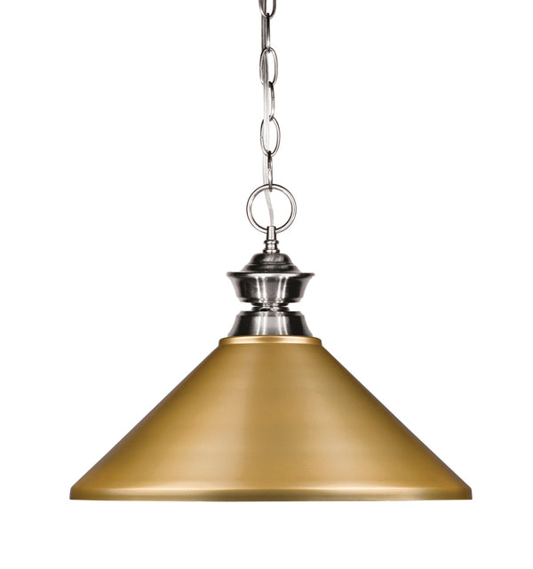 Z-Lite - 100701BN-MSG - One Light Pendant - Pendant Lights - Brushed Nickel from Lighting & Bulbs Unlimited in Charlotte, NC