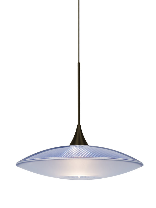 Besa - 1XT-6294BL-BR - One Light Pendant - Spazio - Bronze from Lighting & Bulbs Unlimited in Charlotte, NC