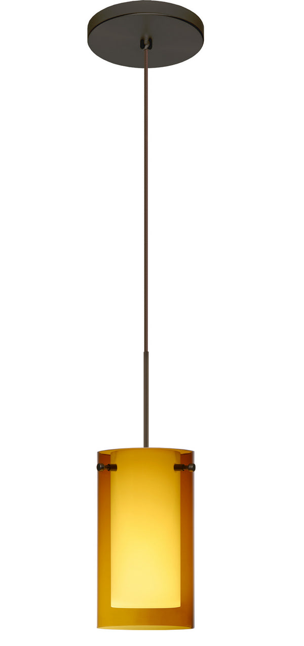 Besa - 1XT-G44007-LED-BR - One Light Pendant - Pahu - Bronze from Lighting & Bulbs Unlimited in Charlotte, NC