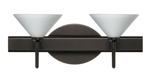 Besa - 2SW-117607-BR - Two Light Wall Sconce - Kona - Bronze from Lighting & Bulbs Unlimited in Charlotte, NC