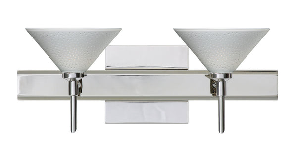Besa - 2SW-282453-CR-SQ - Two Light Wall Sconce - Kona - Chrome from Lighting & Bulbs Unlimited in Charlotte, NC