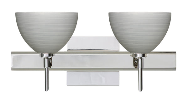 Besa - 2SW-4679TN-CR-SQ - Two Light Wall Sconce - Brella - Chrome from Lighting & Bulbs Unlimited in Charlotte, NC