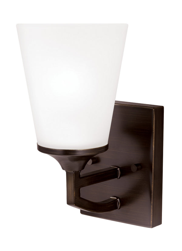 Generation Lighting - 4124501EN3-710 - One Light Wall / Bath Sconce - Hanford - Bronze from Lighting & Bulbs Unlimited in Charlotte, NC