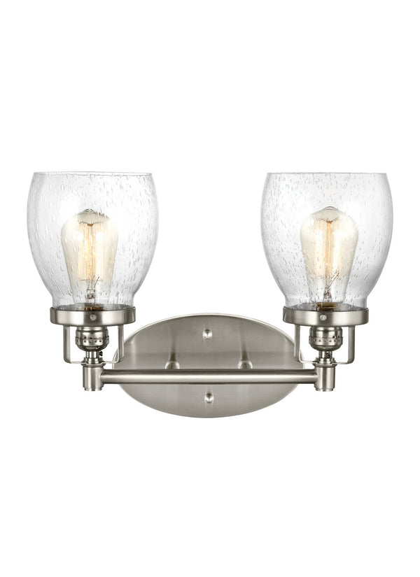 Generation Lighting - 4414502-962 - Two Light Wall / Bath - Belton - Brushed Nickel from Lighting & Bulbs Unlimited in Charlotte, NC