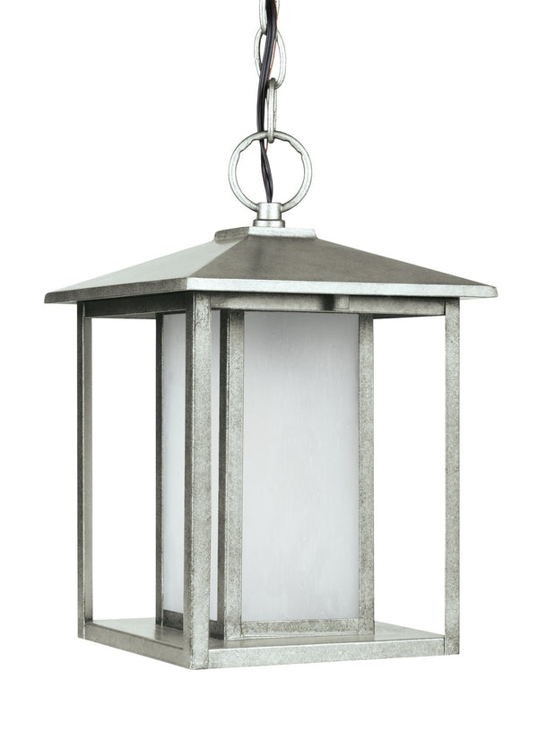 Generation Lighting - 69029-57 - One Light Outdoor Pendant - Hunnington - Weathered Pewter from Lighting & Bulbs Unlimited in Charlotte, NC
