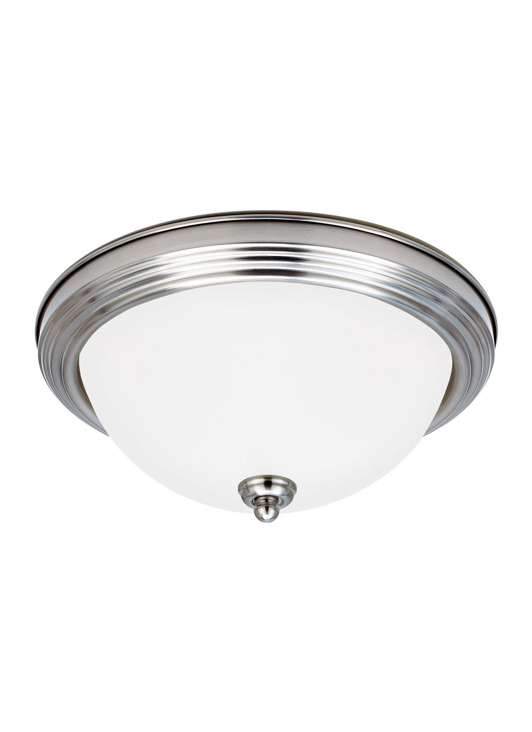 Generation Lighting - 77064EN3-962 - Two Light Flush Mount - Geary - Brushed Nickel from Lighting & Bulbs Unlimited in Charlotte, NC