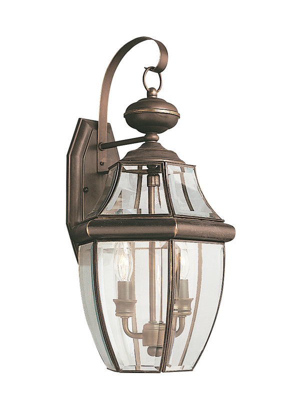 Generation Lighting - 8039EN-71 - Two Light Outdoor Wall Lantern - Lancaster - Antique Bronze from Lighting & Bulbs Unlimited in Charlotte, NC