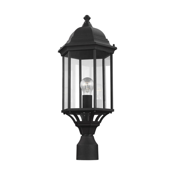 Generation Lighting - 8238701-12 - One Light Outdoor Post Lantern - Sevier - Black from Lighting & Bulbs Unlimited in Charlotte, NC