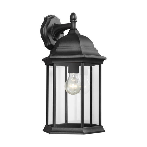 Generation Lighting - 8438701-12 - One Light Outdoor Wall Lantern - Sevier - Black from Lighting & Bulbs Unlimited in Charlotte, NC