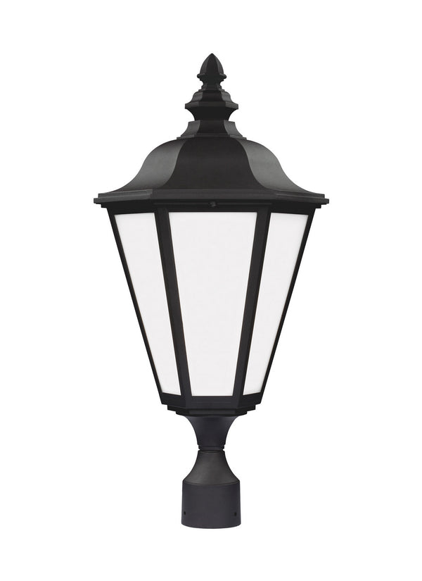 Generation Lighting - 89025EN3-12 - One Light Outdoor Post Lantern - Brentwood - Black from Lighting & Bulbs Unlimited in Charlotte, NC