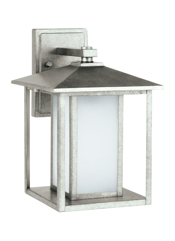 Generation Lighting - 89031-57 - One Light Outdoor Wall Lantern - Hunnington - Weathered Pewter from Lighting & Bulbs Unlimited in Charlotte, NC