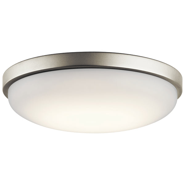 Kichler - 10764NILED - LED Flush Mount - Ceiling Space - Brushed Nickel from Lighting & Bulbs Unlimited in Charlotte, NC