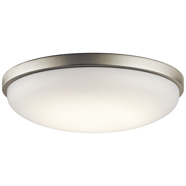 Kichler - 10765NILED - LED Flush Mount - Ceiling Space - Brushed Nickel from Lighting & Bulbs Unlimited in Charlotte, NC