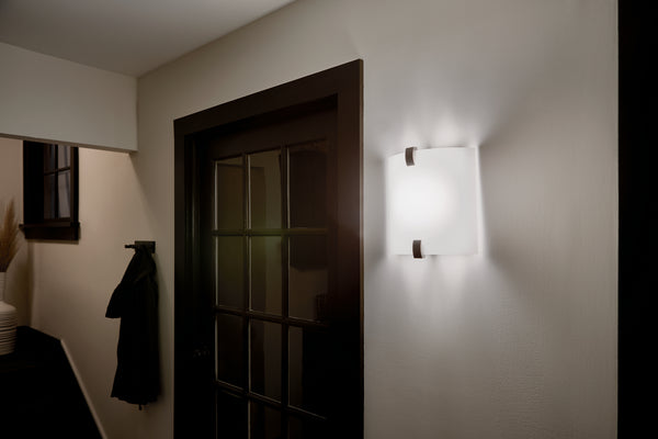 LED Wall Sconce from the No Family Collection in Brushed Nickel Finish by Kichler