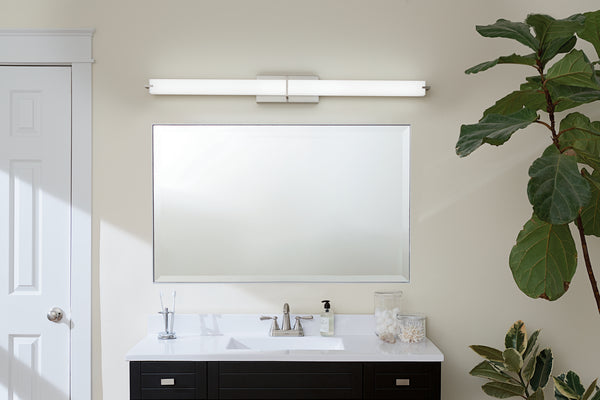 LED Linear Bath from the No Family Collection in Brushed Nickel Finish by Kichler