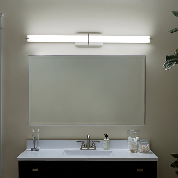 LED Linear Bath from the No Family Collection in Brushed Nickel Finish by Kichler