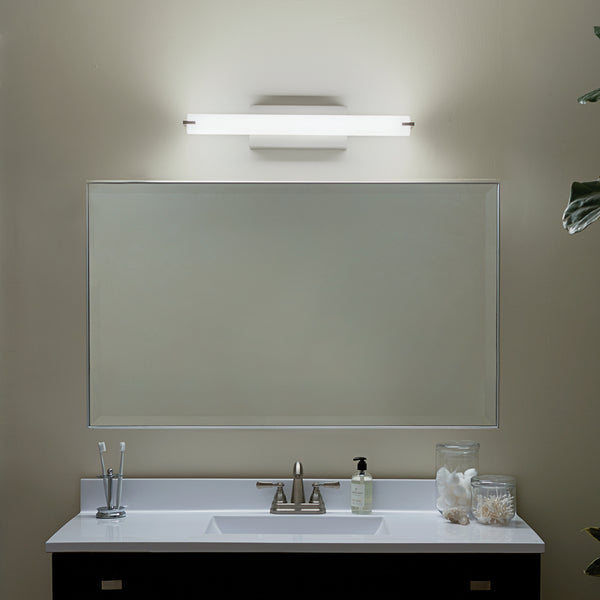 LED Linear Bath from the No Family Collection in Brushed Nickel Finish by Kichler
