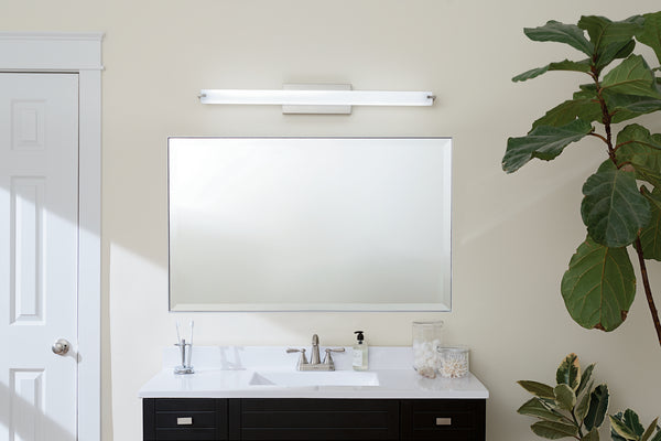 LED Linear Bath from the No Family Collection in Brushed Nickel Finish by Kichler