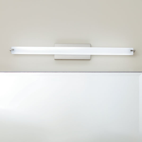 LED Linear Bath from the No Family Collection in Brushed Nickel Finish by Kichler