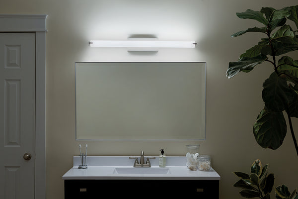 LED Linear Bath from the No Family Collection in Brushed Nickel Finish by Kichler
