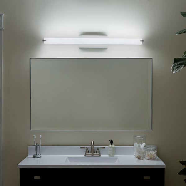 LED Linear Bath from the No Family Collection in Brushed Nickel Finish by Kichler