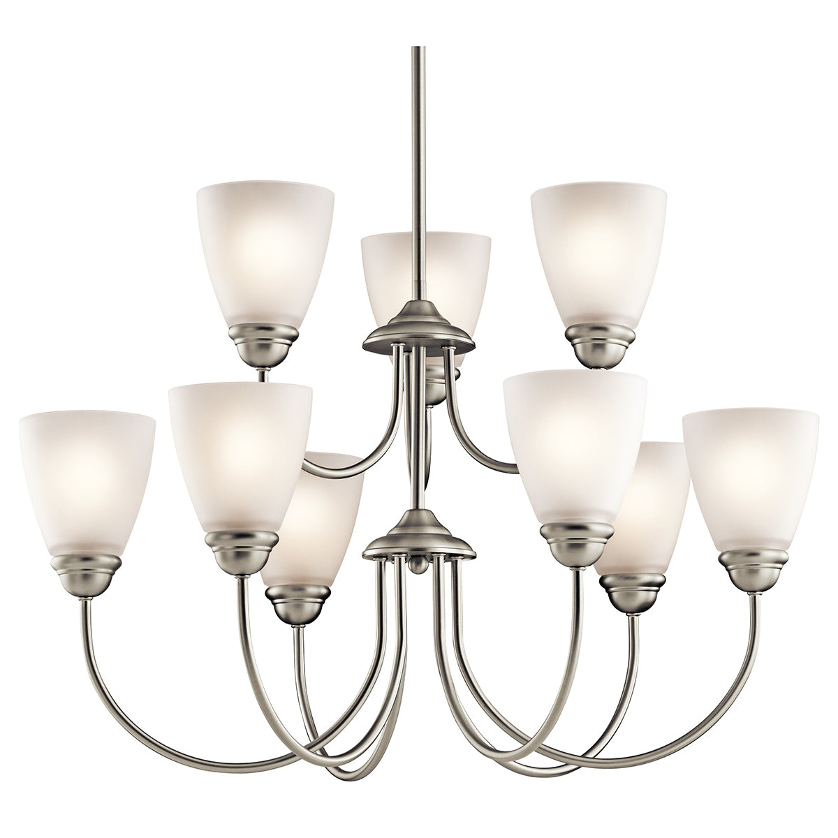 Kichler - 43639NIL18 - LED Chandelier - Jolie - Brushed Nickel from Lighting & Bulbs Unlimited in Charlotte, NC