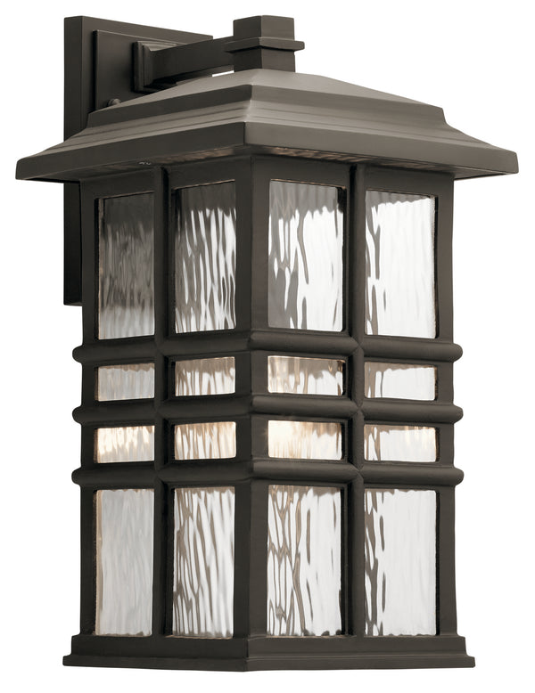 Kichler - 49831OZ - One Light Outdoor Wall Mount - Beacon Square - Olde Bronze from Lighting & Bulbs Unlimited in Charlotte, NC