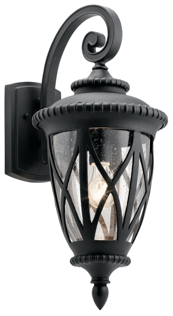 Kichler - 49848BKT - One Light Outdoor Wall Mount - Admirals Cove - Textured Black from Lighting & Bulbs Unlimited in Charlotte, NC