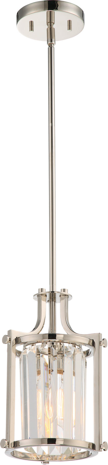 Nuvo Lighting - 60-5764 - One Light Mini Pendant - Krys - Polished Nickel from Lighting & Bulbs Unlimited in Charlotte, NC