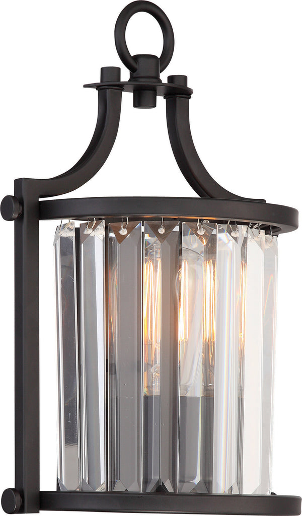 Nuvo Lighting - 60-5776 - One Light Wall Sconce - Krys - Aged Bronze from Lighting & Bulbs Unlimited in Charlotte, NC