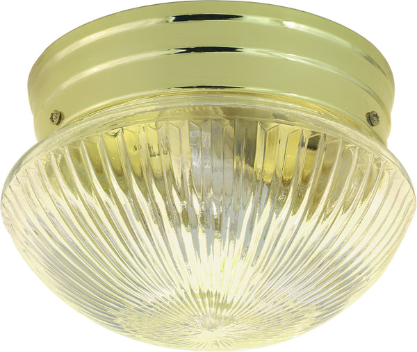 Nuvo Lighting - SF76-252 - Two Light Flush Mount - Polished Brass from Lighting & Bulbs Unlimited in Charlotte, NC