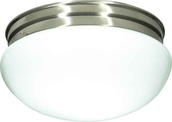Nuvo Lighting - SF76-605 - Two Light Flush Mount - Brushed Nickel from Lighting & Bulbs Unlimited in Charlotte, NC
