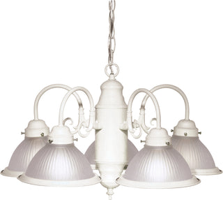 Nuvo Lighting - SF76-693 - Five Light Chandelier - Textured White from Lighting & Bulbs Unlimited in Charlotte, NC