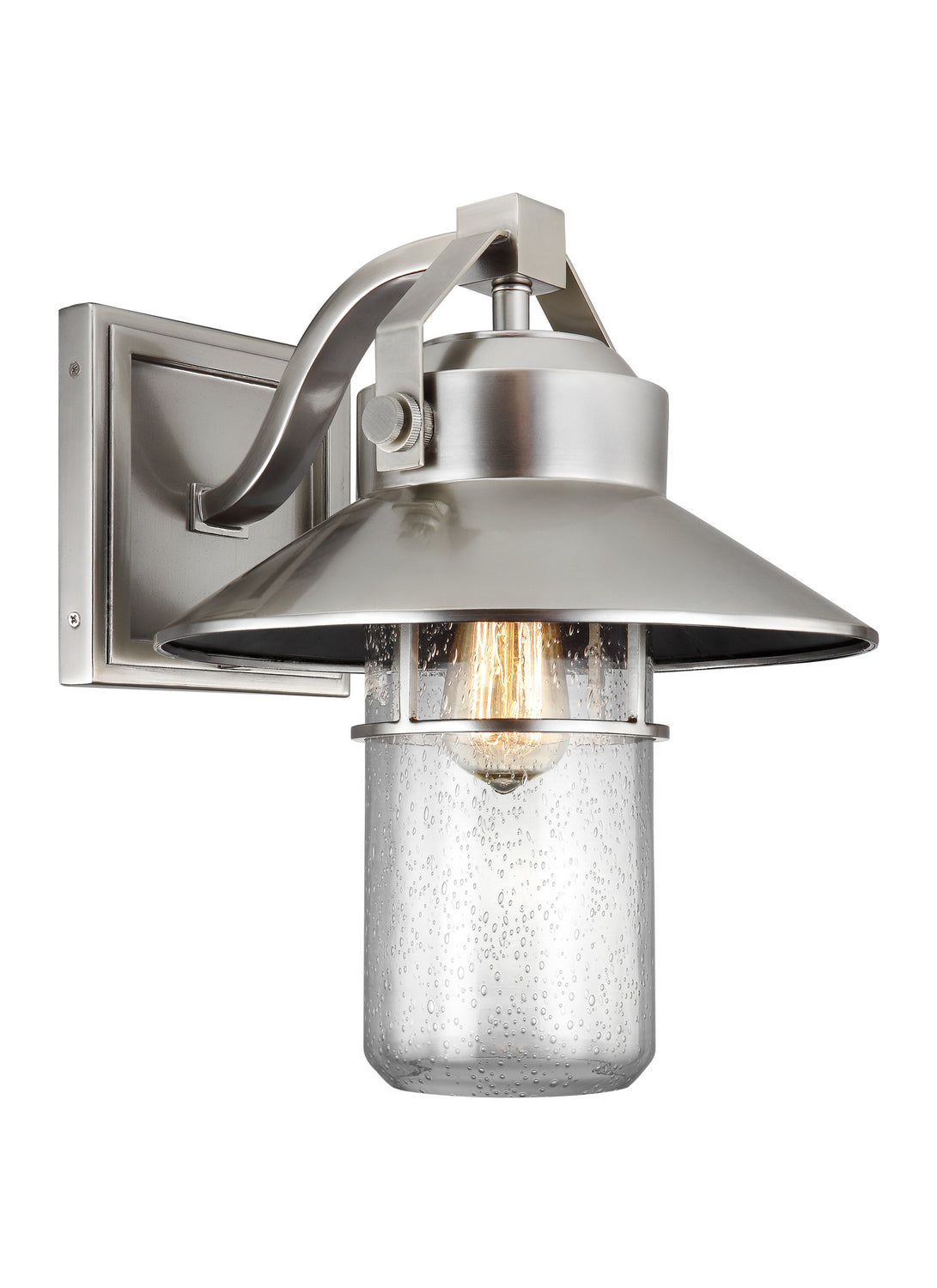 Visual Comfort Studio - OL13902PBS - One Light Lantern - Boynton - Painted Brushed Steel from Lighting & Bulbs Unlimited in Charlotte, NC