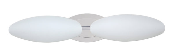 Besa - 2WM-272707-CR - Two Light Wall Sconce - Aero - Chrome from Lighting & Bulbs Unlimited in Charlotte, NC
