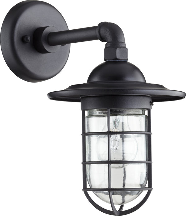 Quorum - 7082-69 - One Light Wall Mount - Bowery - Textured Black from Lighting & Bulbs Unlimited in Charlotte, NC