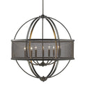 Golden - 3167-9 EB-EB - Nine Light Chandelier - Colson EB - Etruscan Bronze from Lighting & Bulbs Unlimited in Charlotte, NC