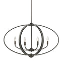 Golden - 3167-LP EB - Six Light Linear Pendant - Colson EB - Etruscan Bronze from Lighting & Bulbs Unlimited in Charlotte, NC