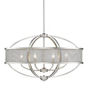 Golden - 3167-LP PW-PW - Six Light Linear Pendant - Colson PW - Pewter from Lighting & Bulbs Unlimited in Charlotte, NC