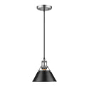 Golden - 3306-S PW-BLK - One Light Pendant - Orwell PW - Pewter from Lighting & Bulbs Unlimited in Charlotte, NC