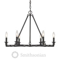 Golden - 5926-6 ABZ - Six Light Chandelier - Saxon - Aged Bronze from Lighting & Bulbs Unlimited in Charlotte, NC