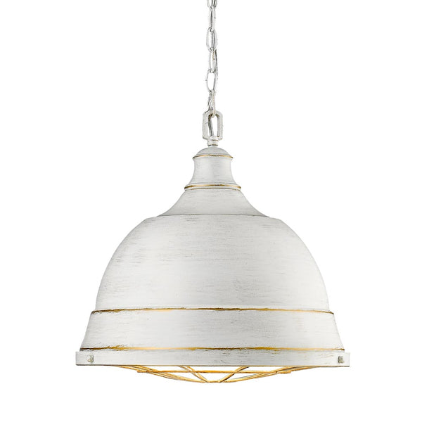 Golden - 7312-L FW - Two Light Pendant - Bartlett FW - French White from Lighting & Bulbs Unlimited in Charlotte, NC