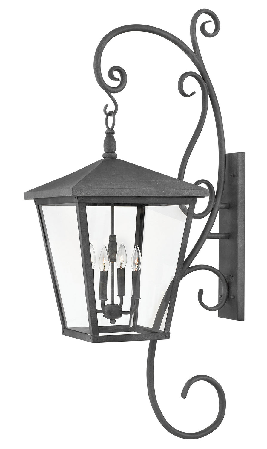 Hinkley - 1439DZ - LED Wall Mount - Trellis - Aged Zinc from Lighting & Bulbs Unlimited in Charlotte, NC