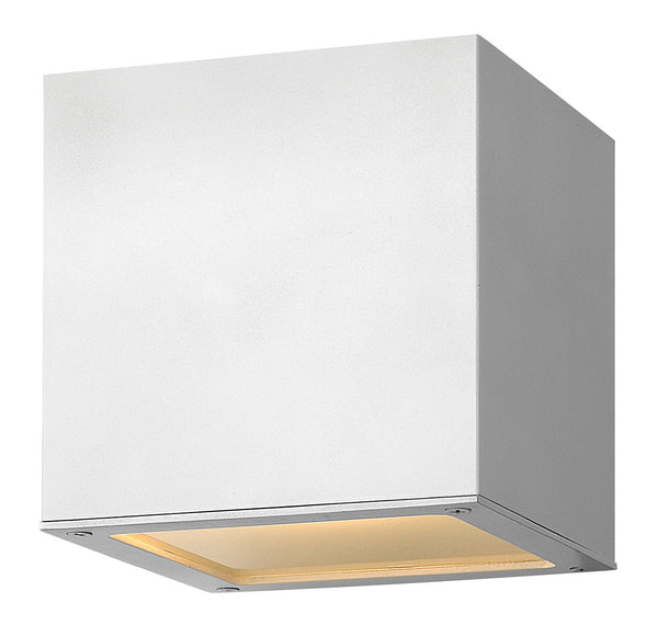 Hinkley - 1769SW - LED Wall Mount - Kube - Satin White from Lighting & Bulbs Unlimited in Charlotte, NC